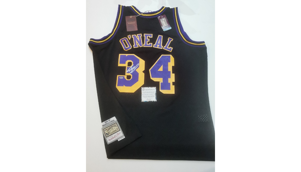 Shaquille O'Neal Autographed Lakers Jersey – Heartland Sports Memorabilia