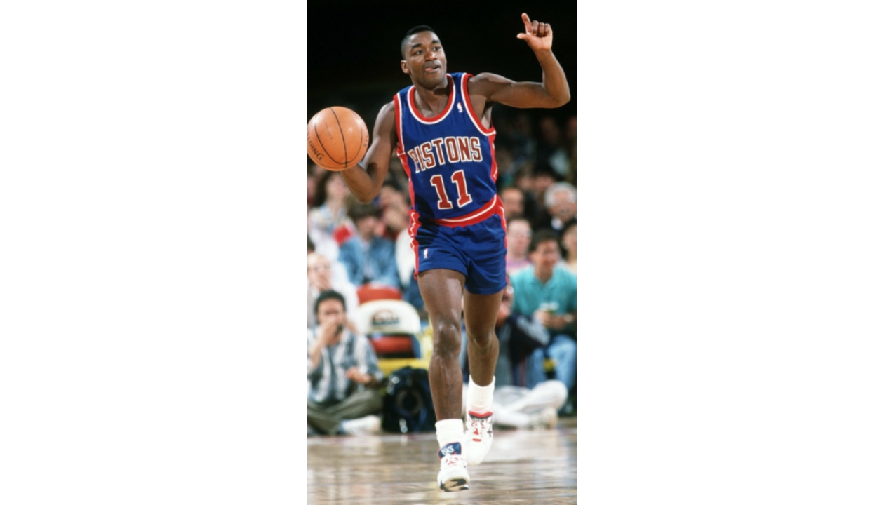 Isiah Thomas reunited with stolen NBA All-Star Game MVP Trophy - Sports  Collectors Digest