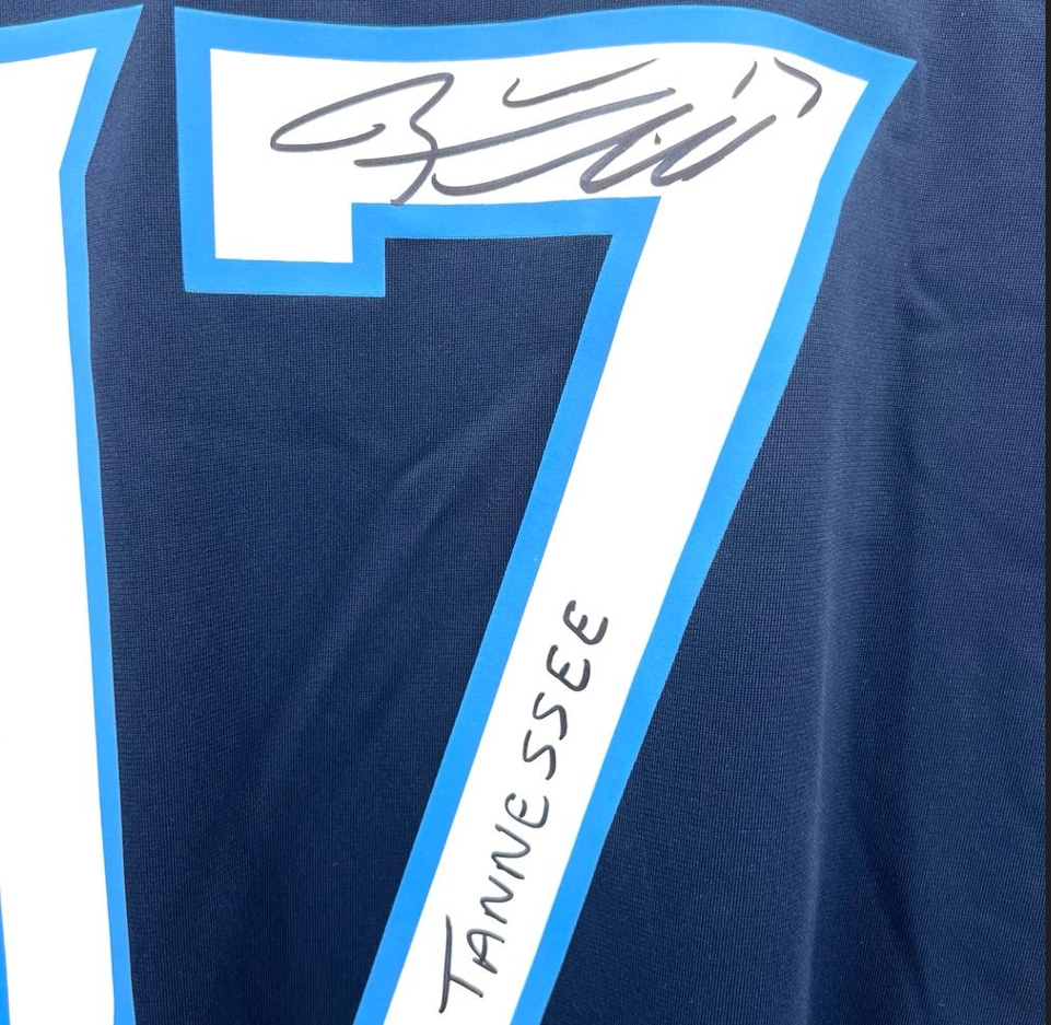 Ryan Tannehill Signed Tennessee Titans Shirt - CharityStars