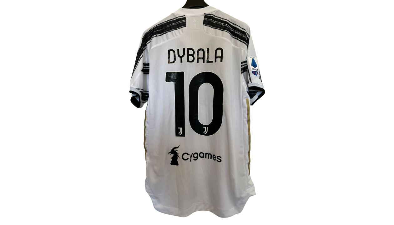 Match worn Dybala Juventus shirt, Serie A 16/17 UNWASHED - CharityStars