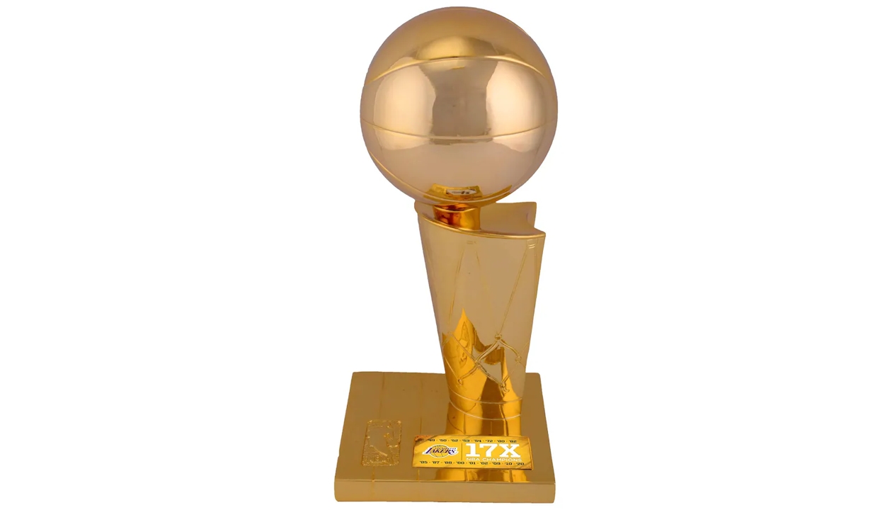 Shaquille O'Neal Signed NBA Championship Replica Trophy - CharityStars