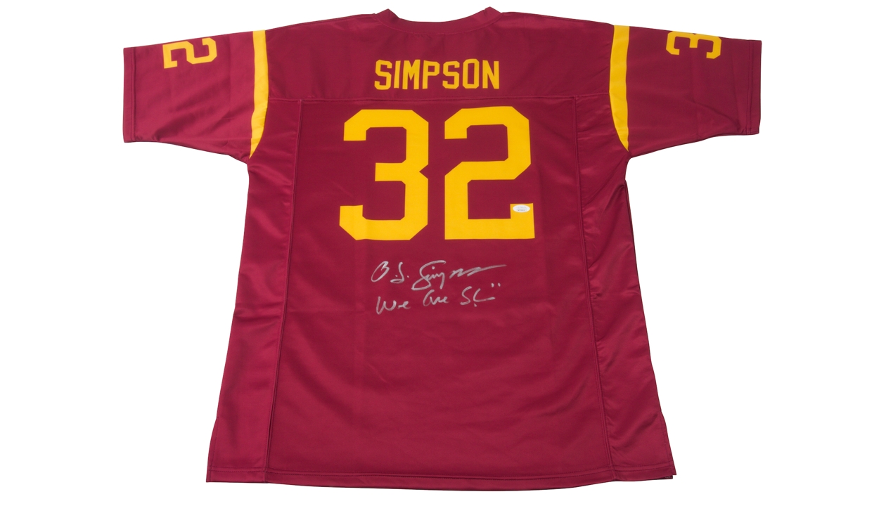 Usc Trojans Oj Simpson Autographed Signed Jersey Jsa Coa – MVP