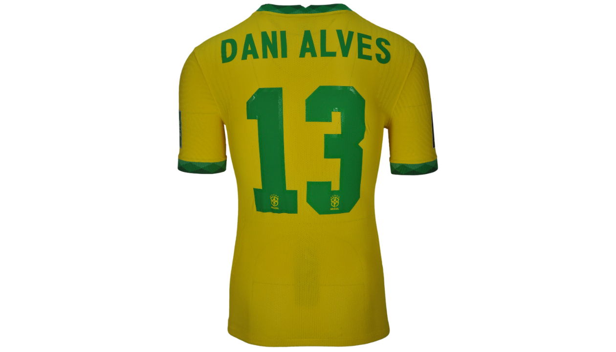 Alisson 's Brazil Match Shirt, World Cup Qualifiers 2022 - CharityStars