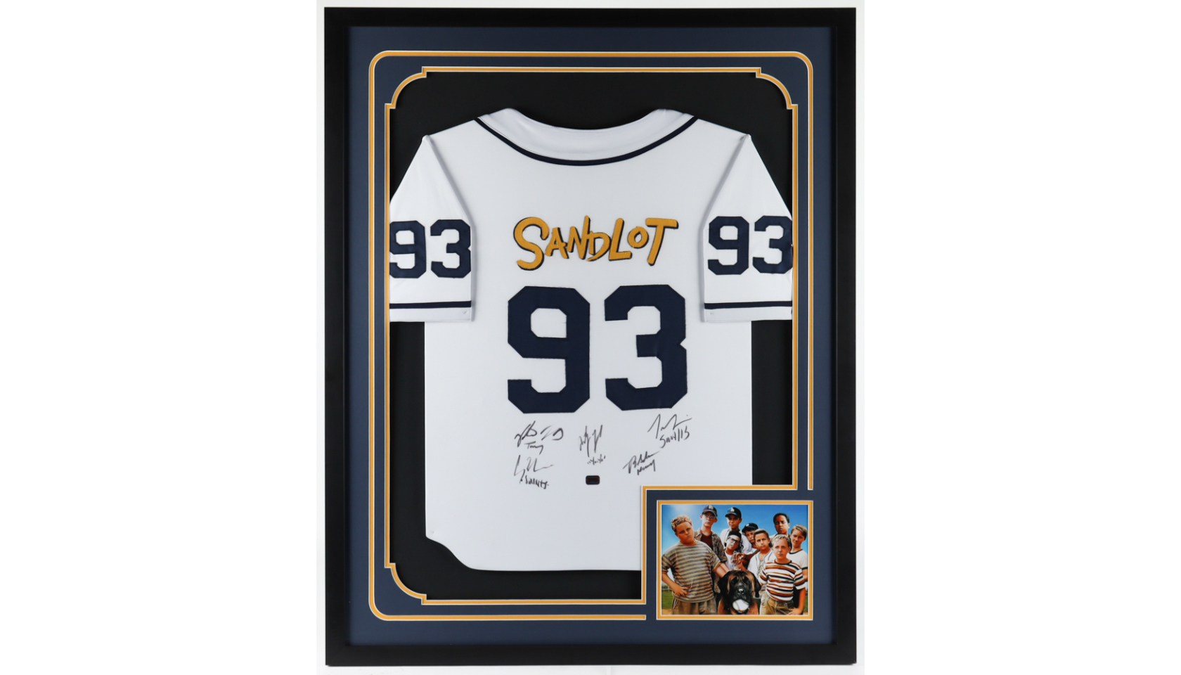 The Sandlot Autographed Jersey (6 Cast Members) – Great Moments