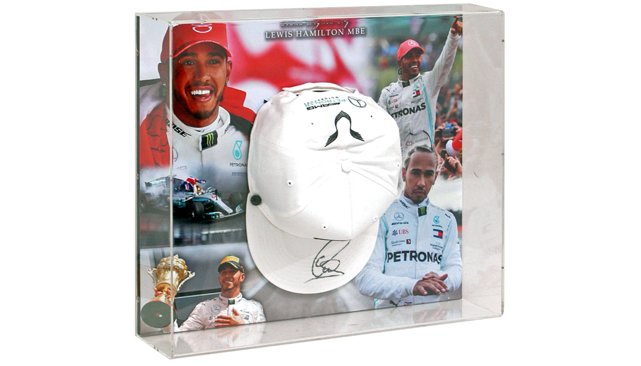 Lewis Hamilton Signed Mercedes T-Shirt Presentation - CharityStars