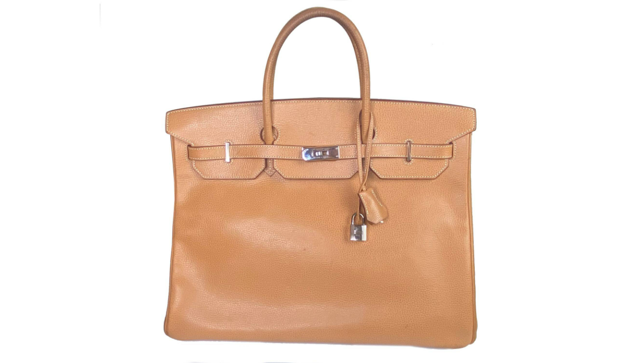 Hermès Leather Ardennes Birkin 40 Handle Bag - CharityStars