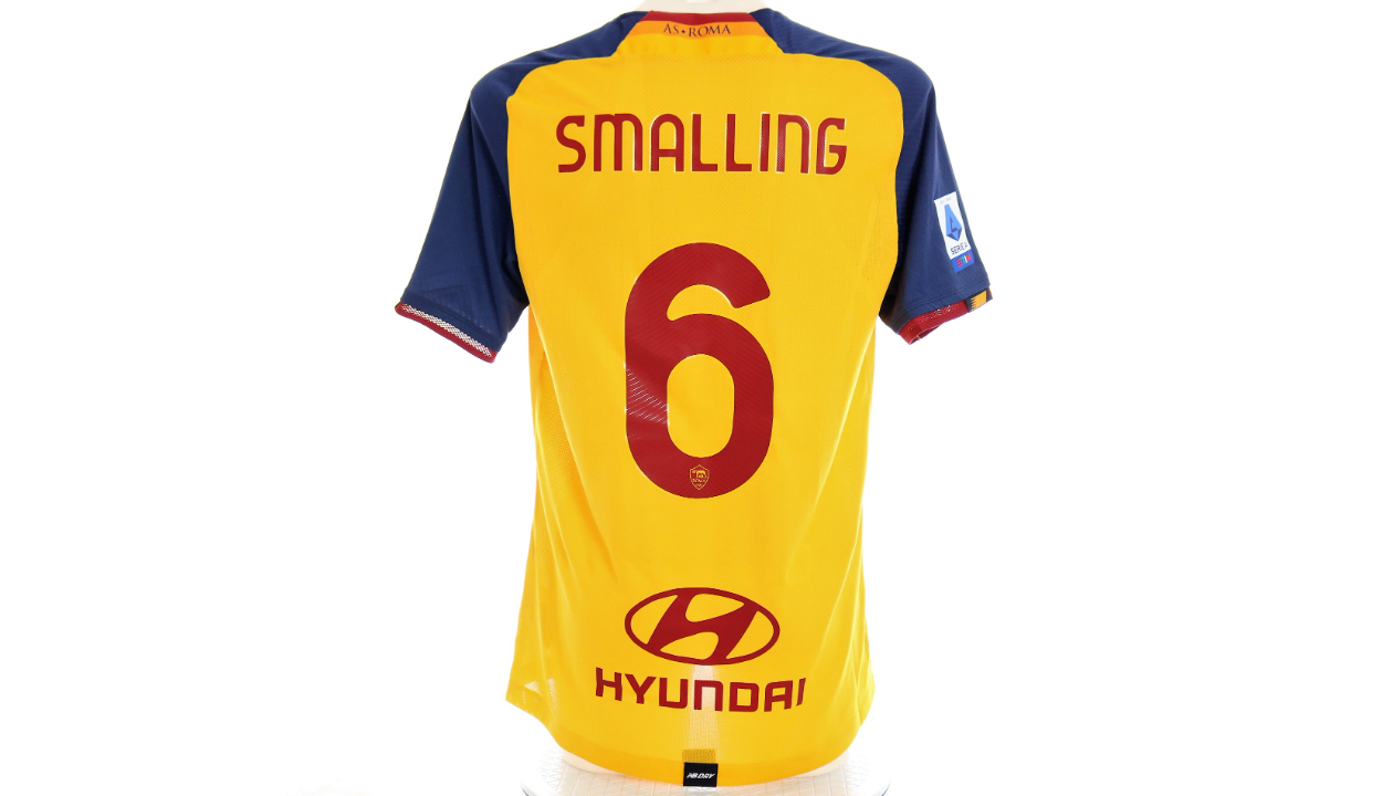 Smalling's shirt for Genoa-Roma 2021 - CharityStars