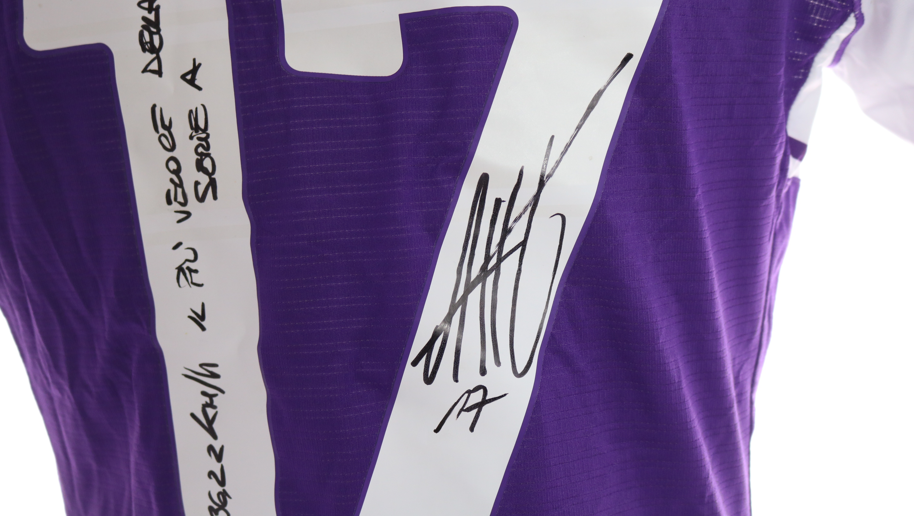 Terzic's Signed Match Shirt, Fiorentina-Bologna 2022 + Shin Guards