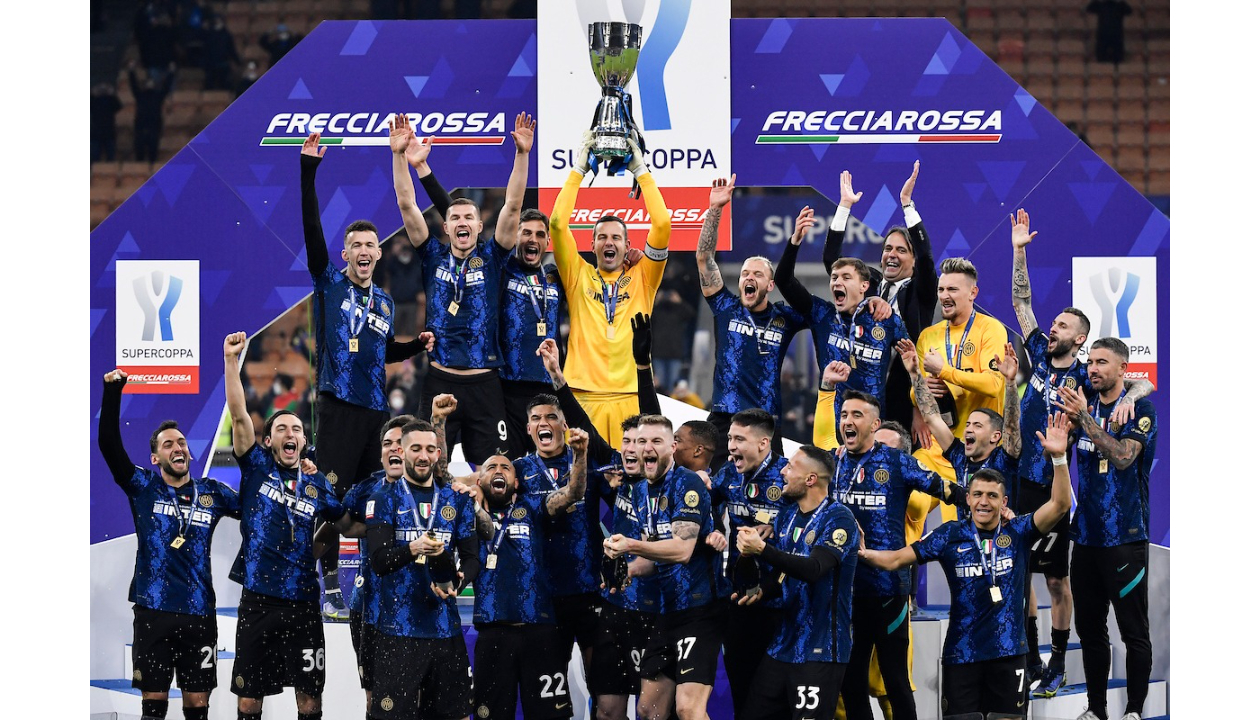 Maglia Gara Sanchez Inter, Supercoppa 2021 - Autografata - CharityStars