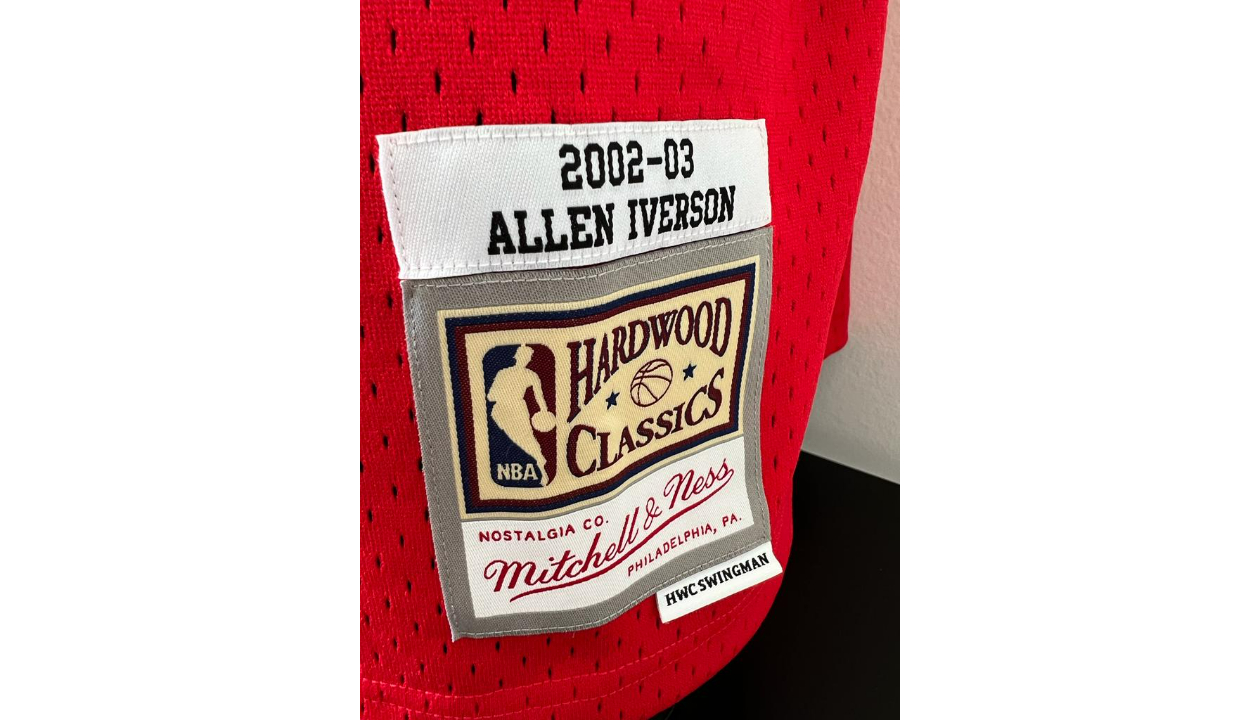 Allen Iverson Signed Mitchell&Ness Philadelphia 76ers Jersey - CharityStars
