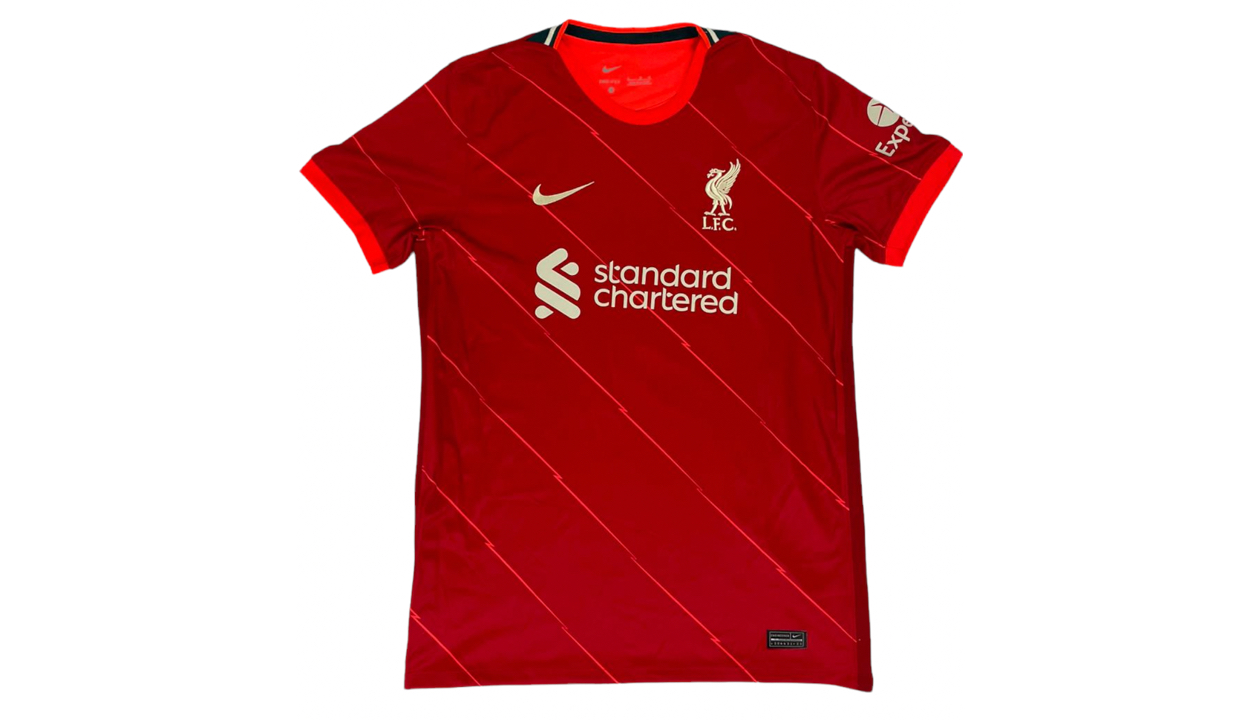 Elliott's Official Liverpool Signed Shirt, 2021/22 - CharityStars