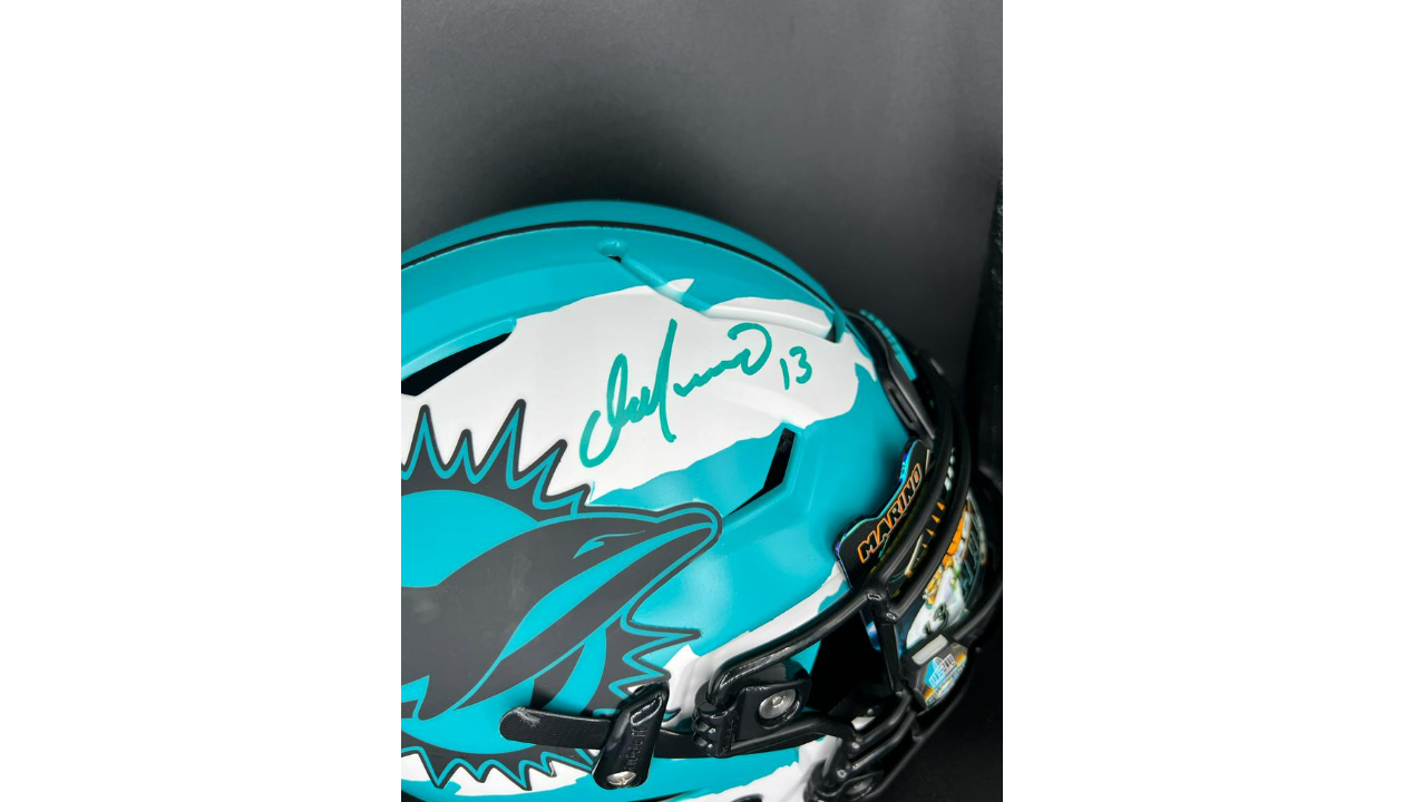 Dan Marino Signed Miami Dolphins Helmet - CharityStars