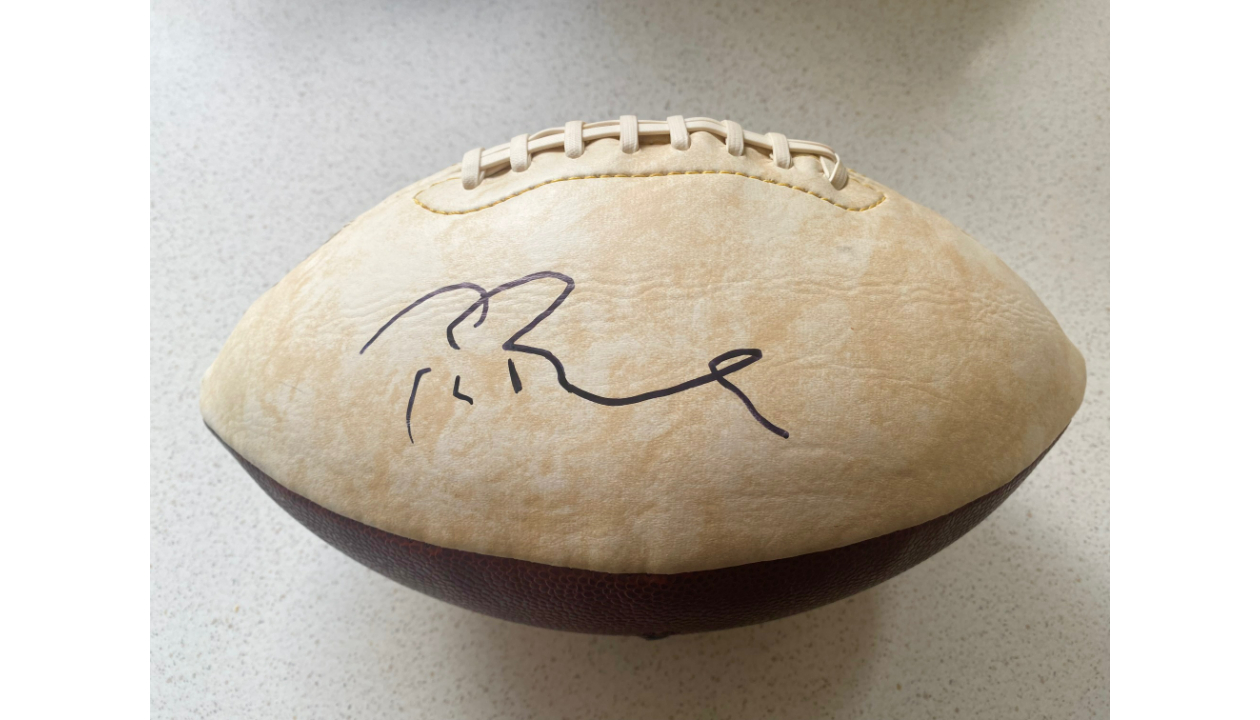 Tom Brady Signed NFL Football - CharityStars