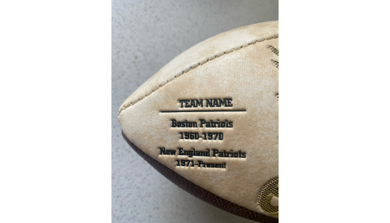 Tom Brady Signed New England Patriots Football - CharityStars