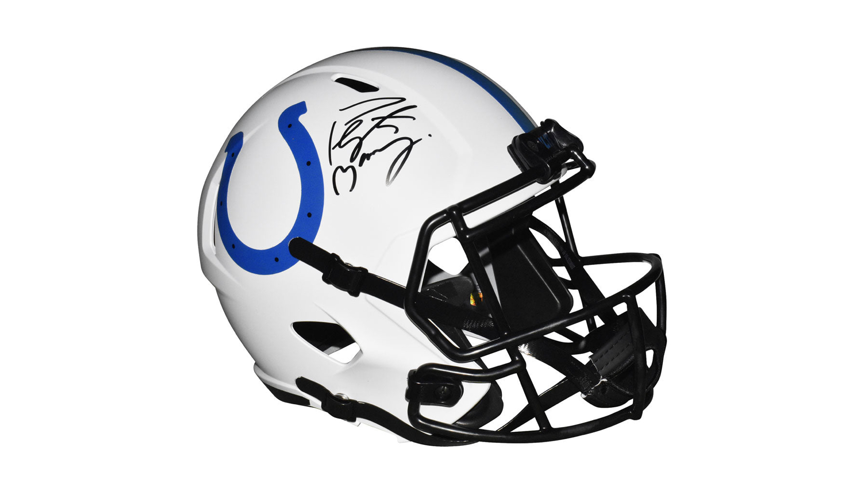 Peyton Manning Indianapolis Colts Autographed Riddell Lunar Eclipse  Alternate Speed Replica Helmet - Fanatics Authentic Certified 