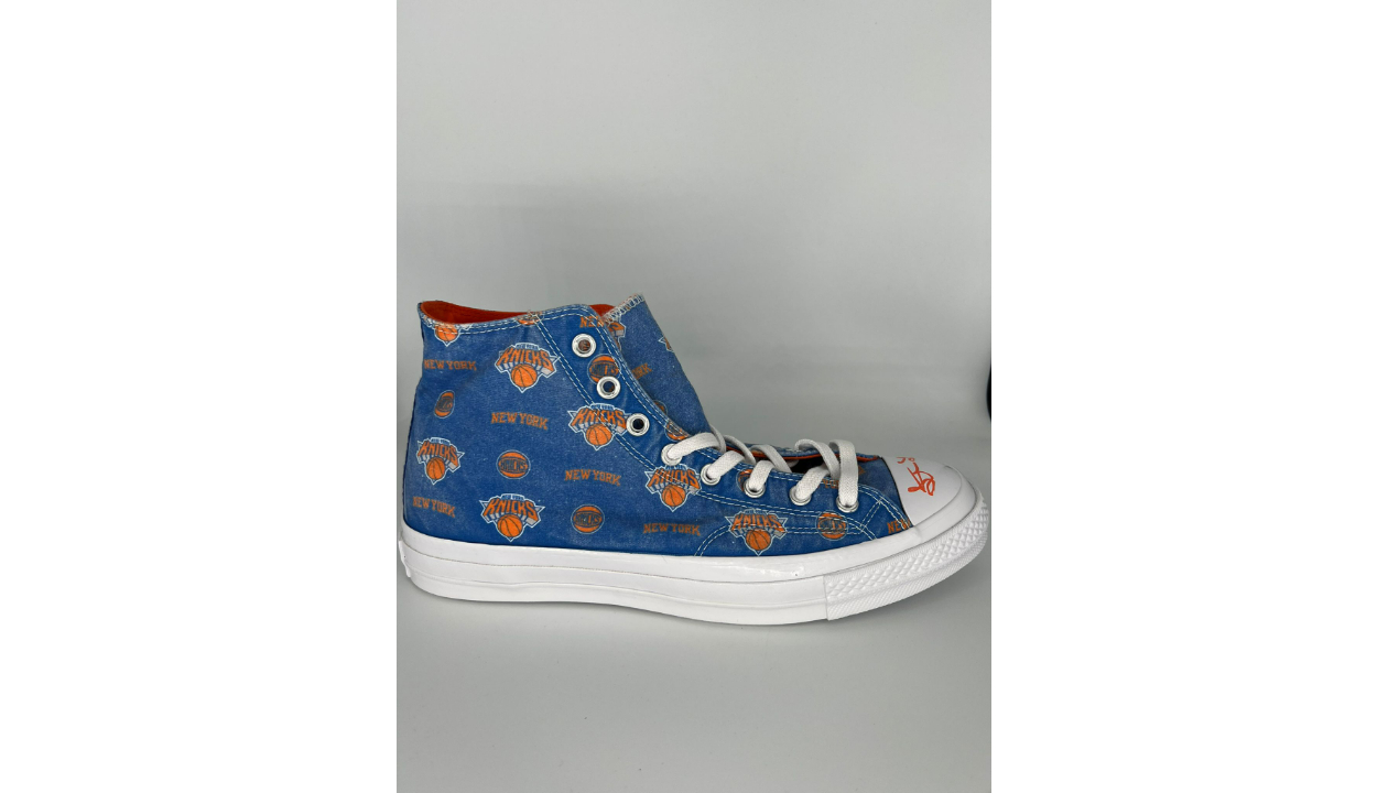 Latrell Sprewell Signed Converse Shoe - Limited Edition - CharityStars
