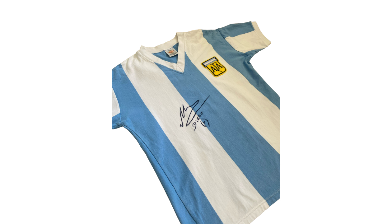 Diego Maradona's Argentina Signed Shirt - CharityStars