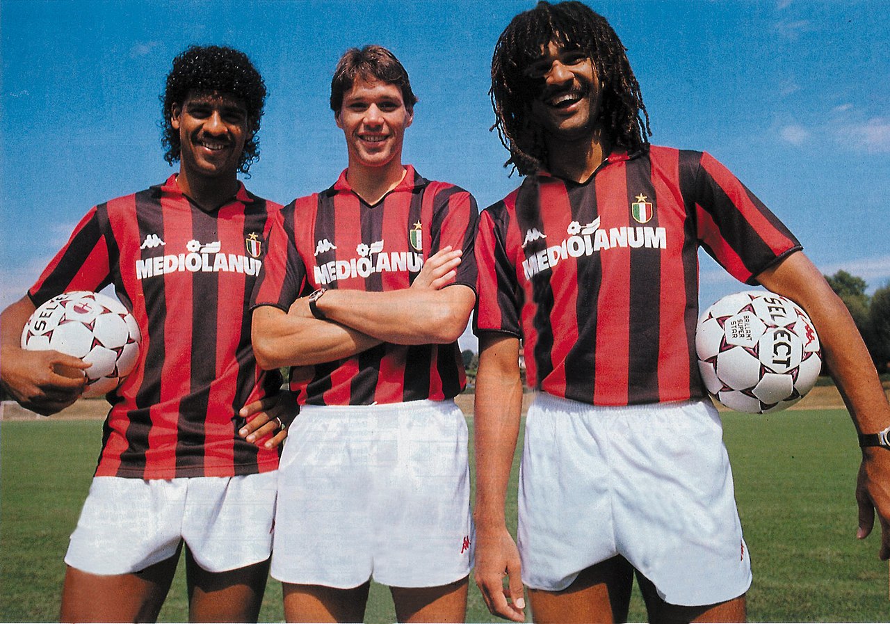 Gullit's AC Milan Signed Match Shirt, 1989/90 - CharityStars