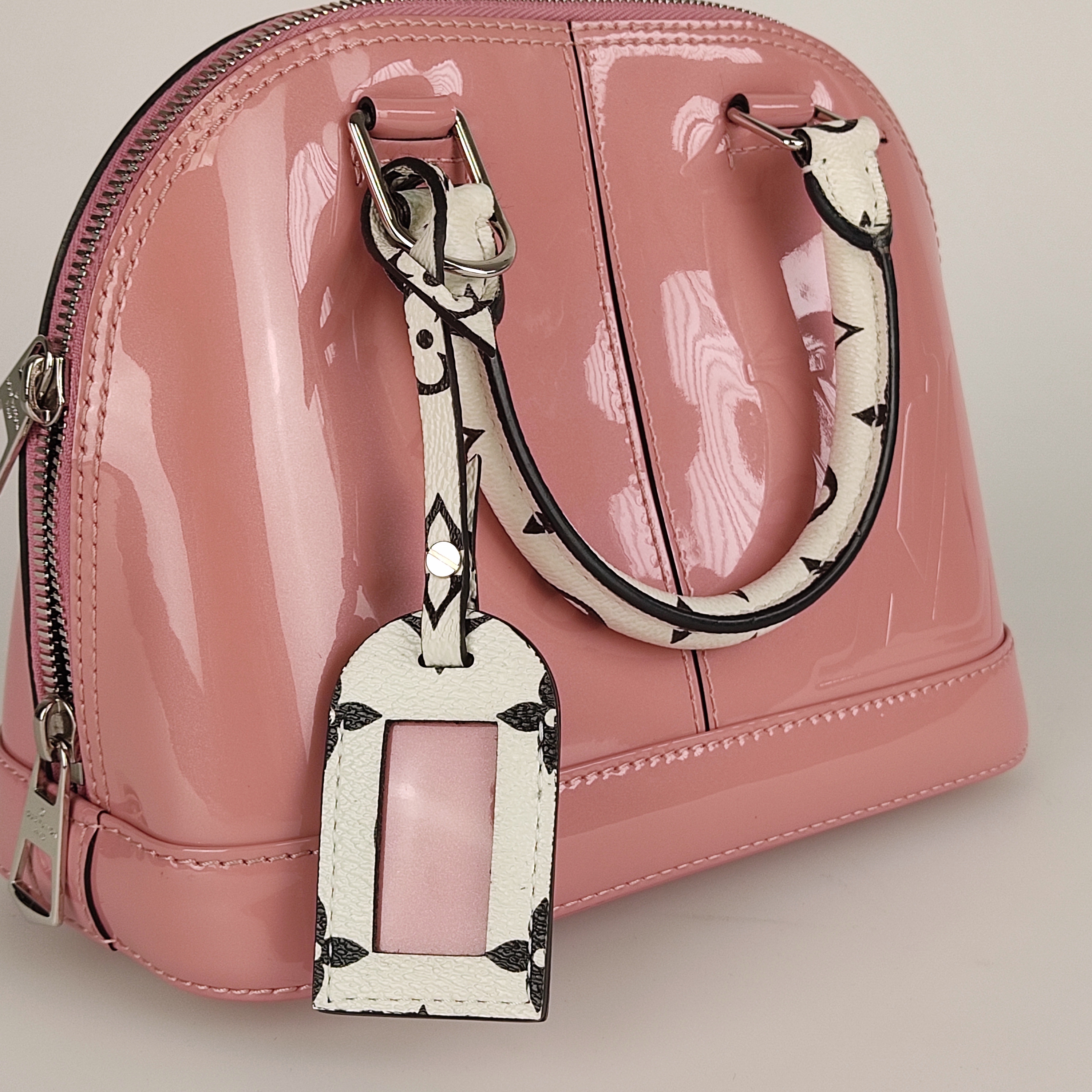 Louis Vuitton Mini Alma Patent Leather Bag - CharityStars