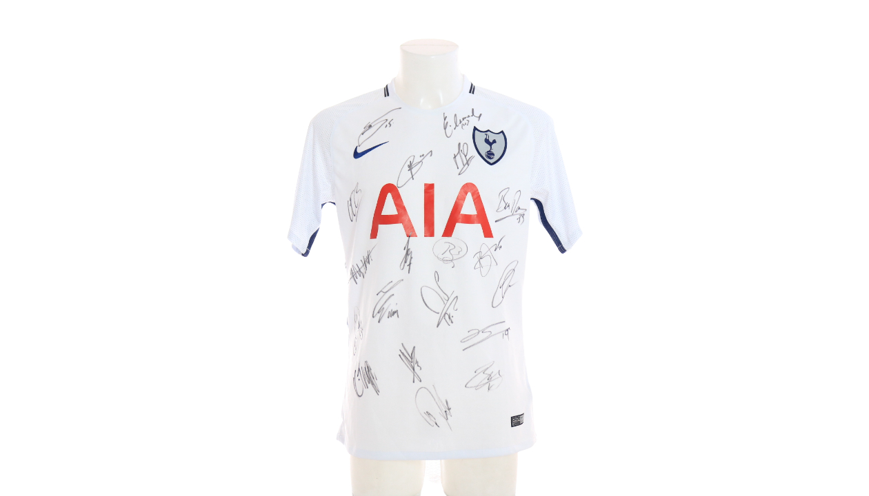 Signed Dele Alli Shirt - Tottenham Hotspur 2017/18 Shirt - CharityStars
