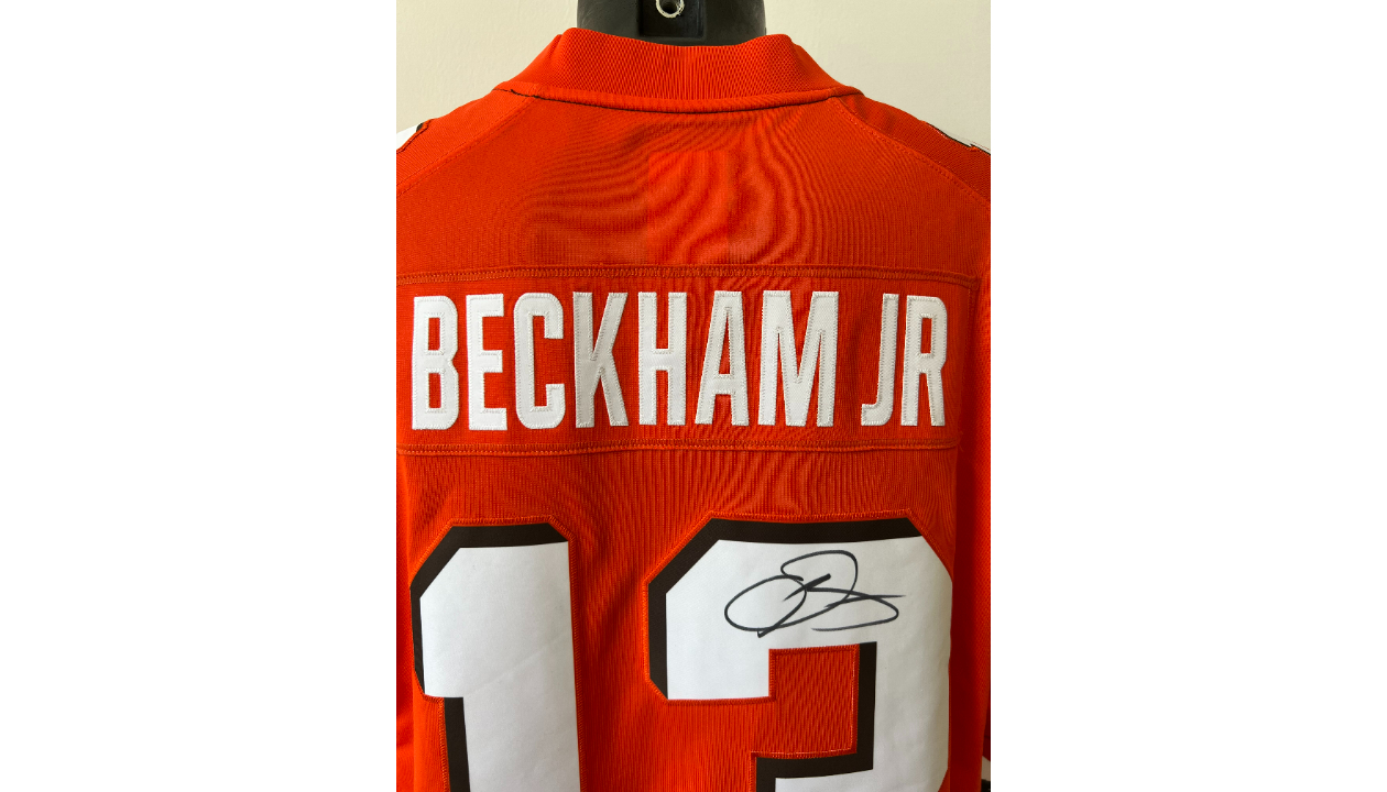 Odell Beckham Jr Signed Cleveland Browns Jersey (Beckett