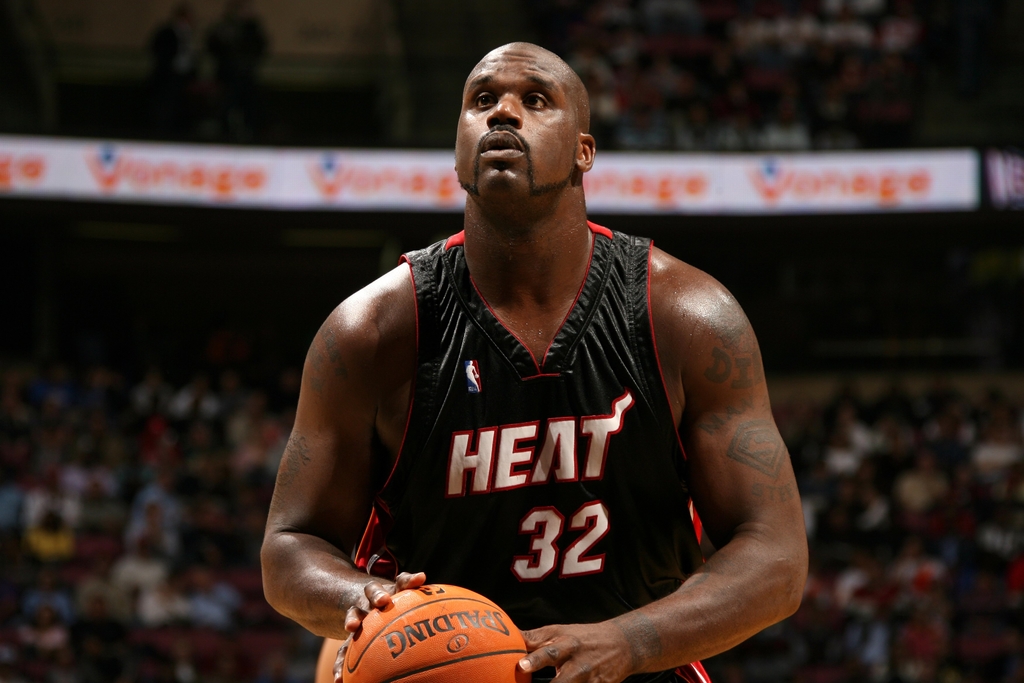 Shaquille O'Neal Signed Miami Heat Shirt - CharityStars
