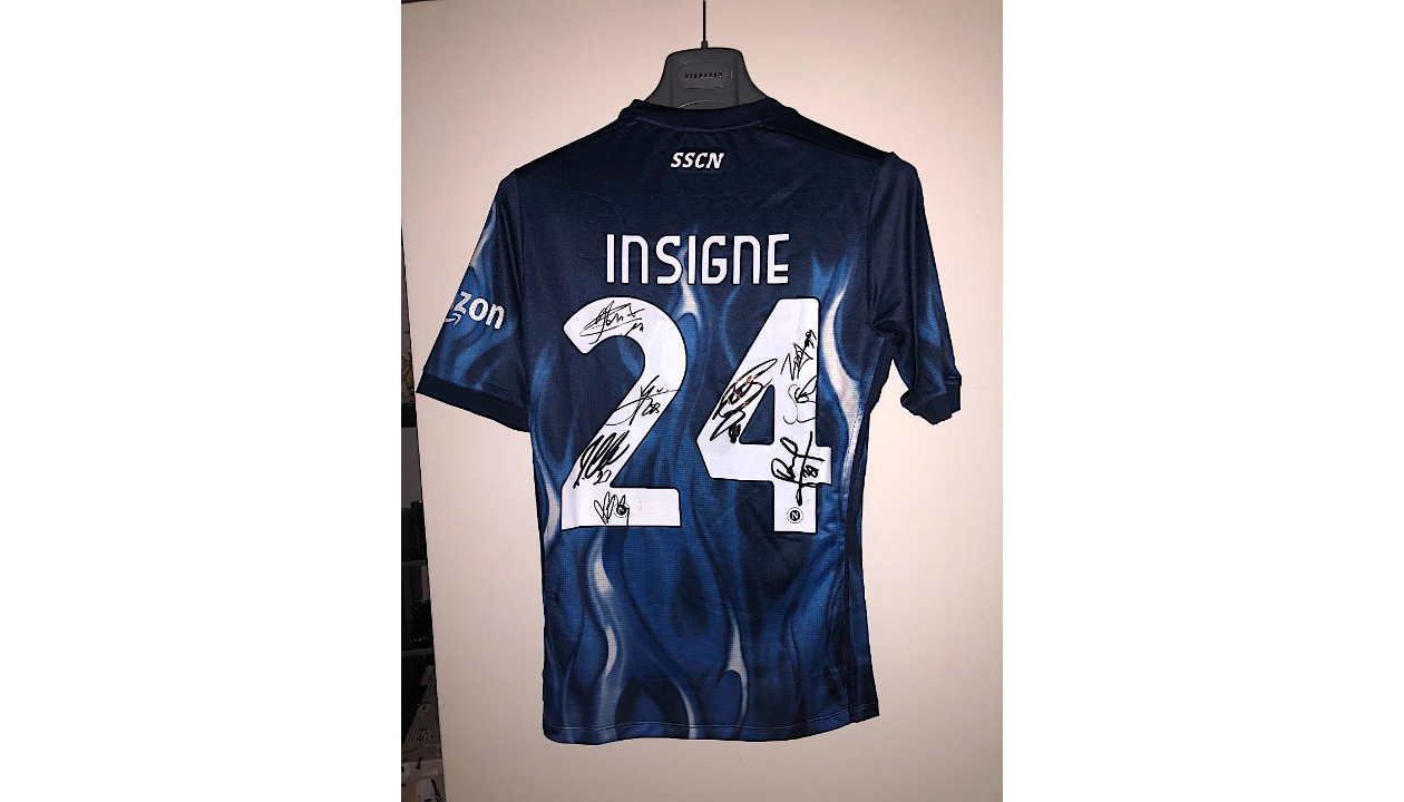 Napoli Away Insigne #24 Jersey Shirt 21/22 Write Review Ask Question