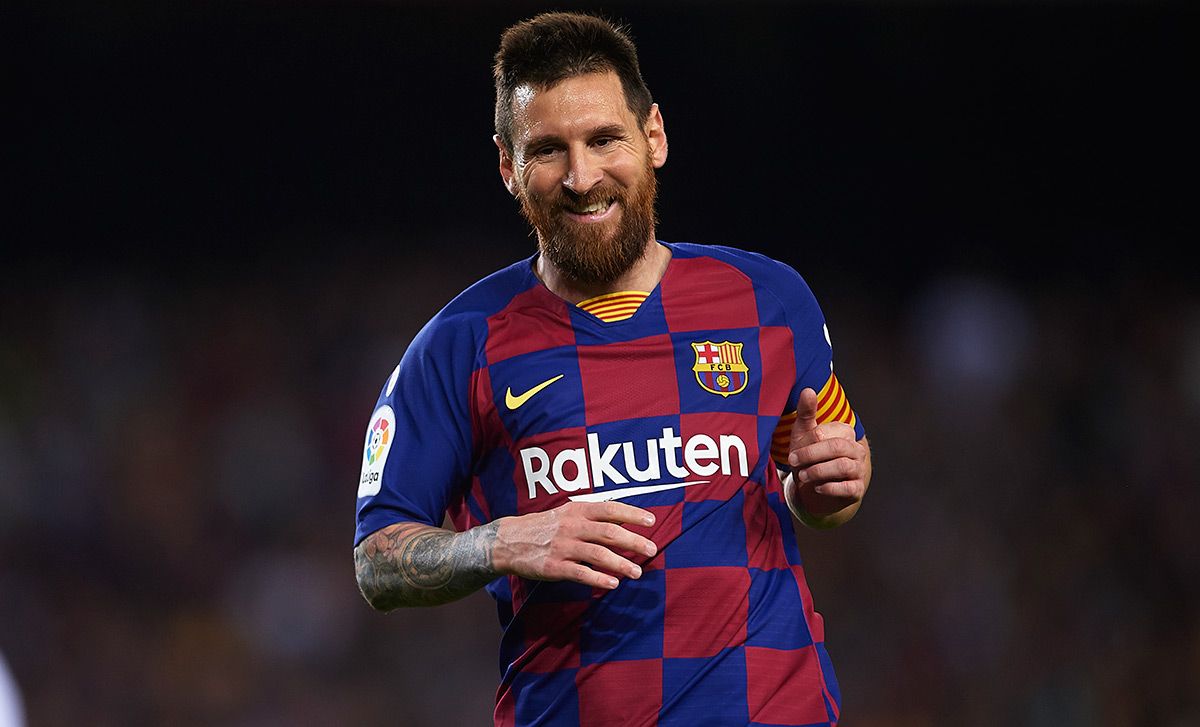 Messi's Barcelona Match-Issued Shirt, UCL 2019/20 - CharityStars