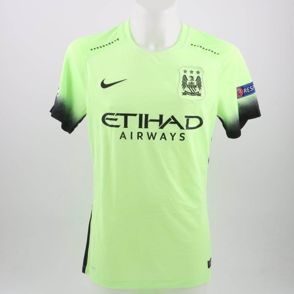 De Bruyne Manchester City shirt, issued/worn C.League 15/16