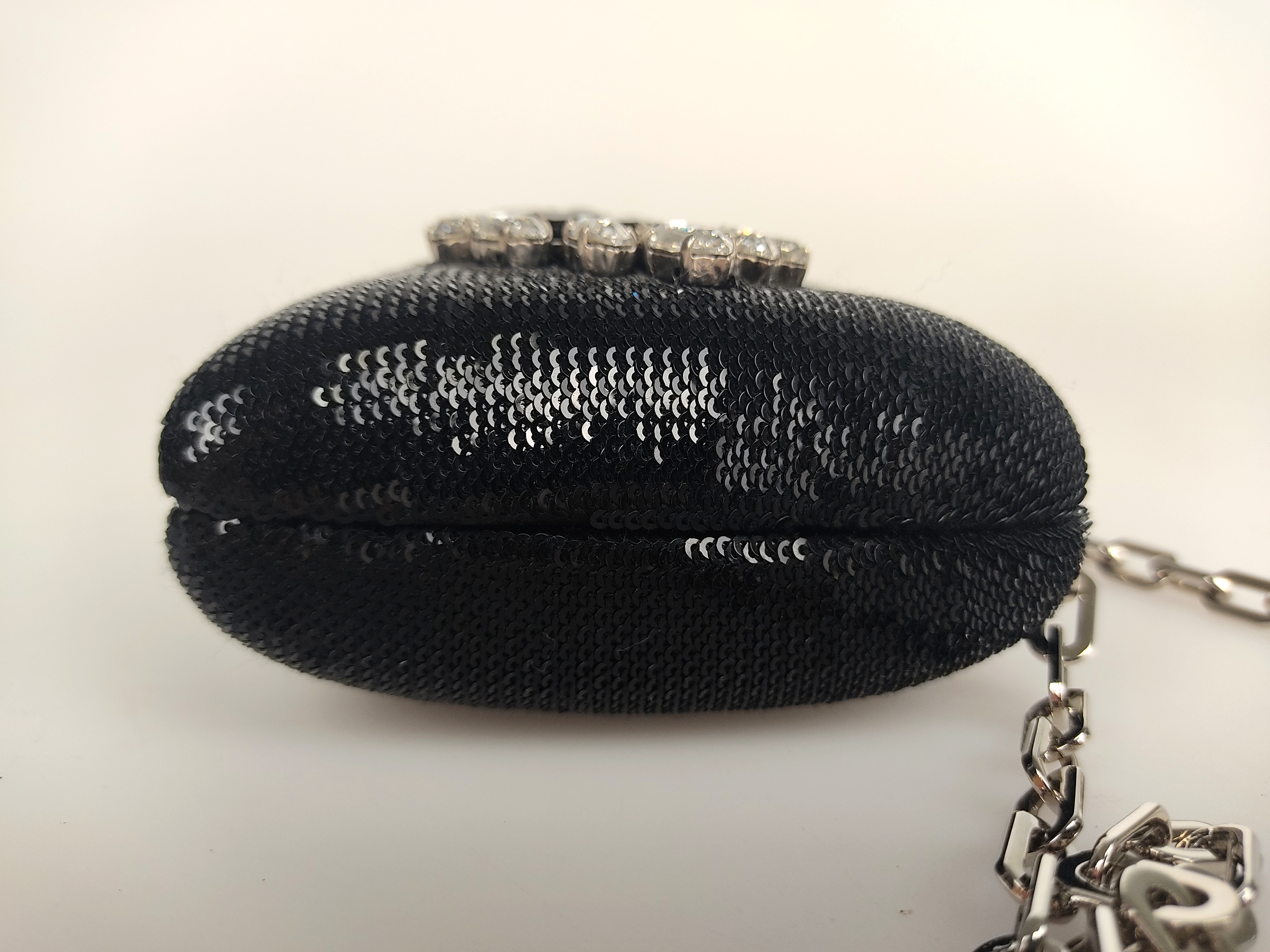 Prada Clutch Bag with Sequin and Rhinestone Chain - CharityStars