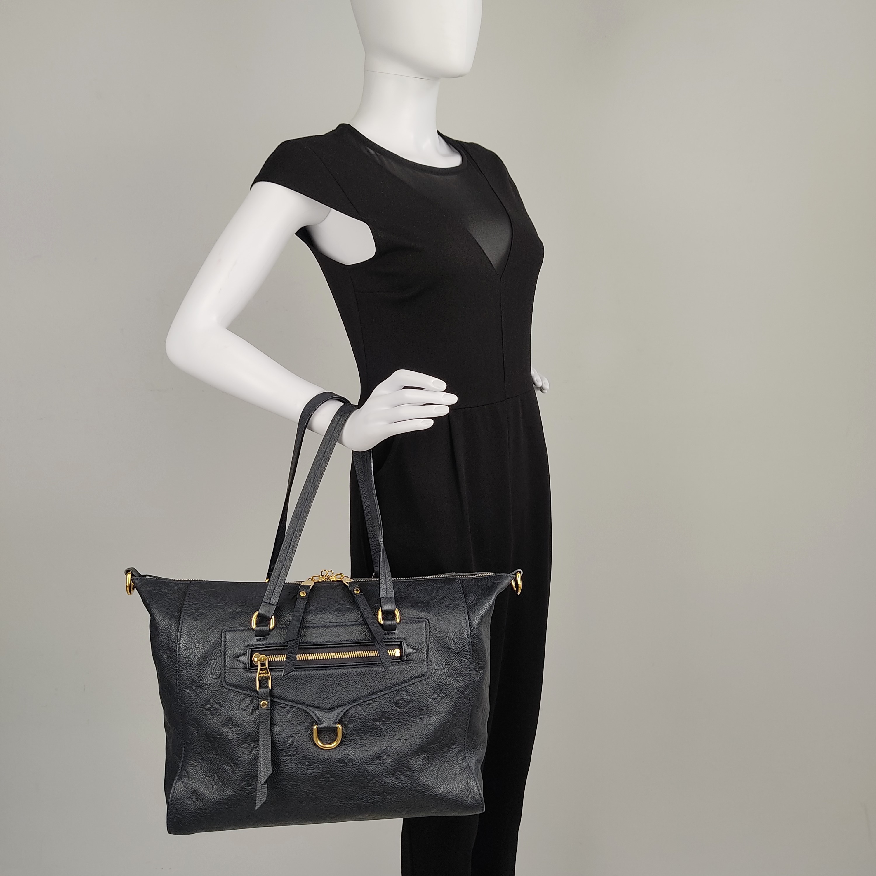 Louis Vuitton Lumineuse PM compared to Balenciaga City Handbag 