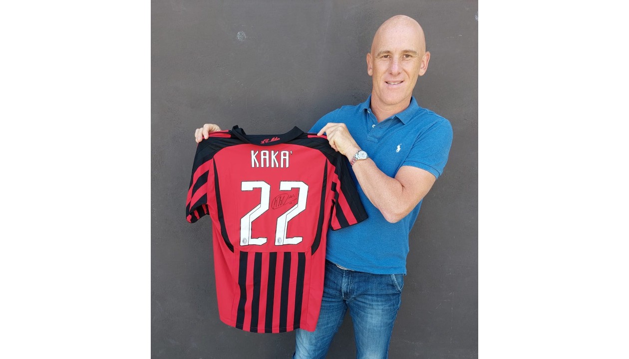 Kaka's Match Shirt, AC Milan vs Atalanta 2014 - CharityStars