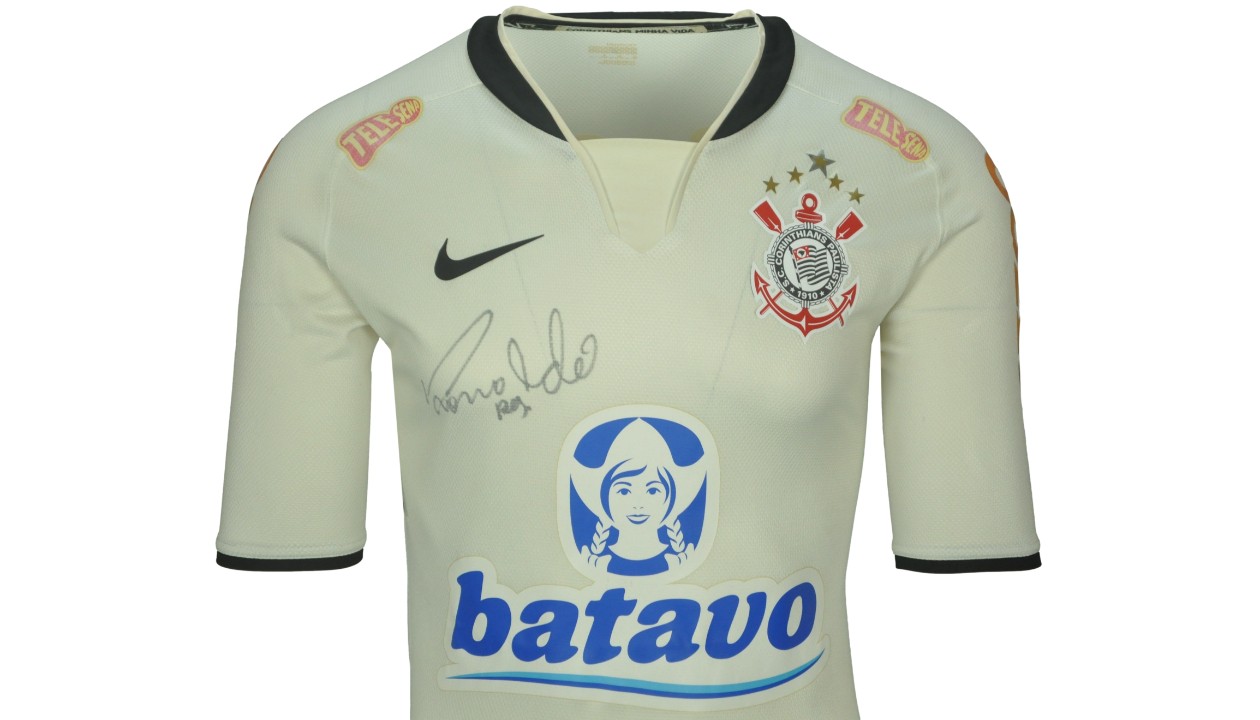 Ronaldo's Corinthians Signed Match Shirt, 2009/10 - CharityStars