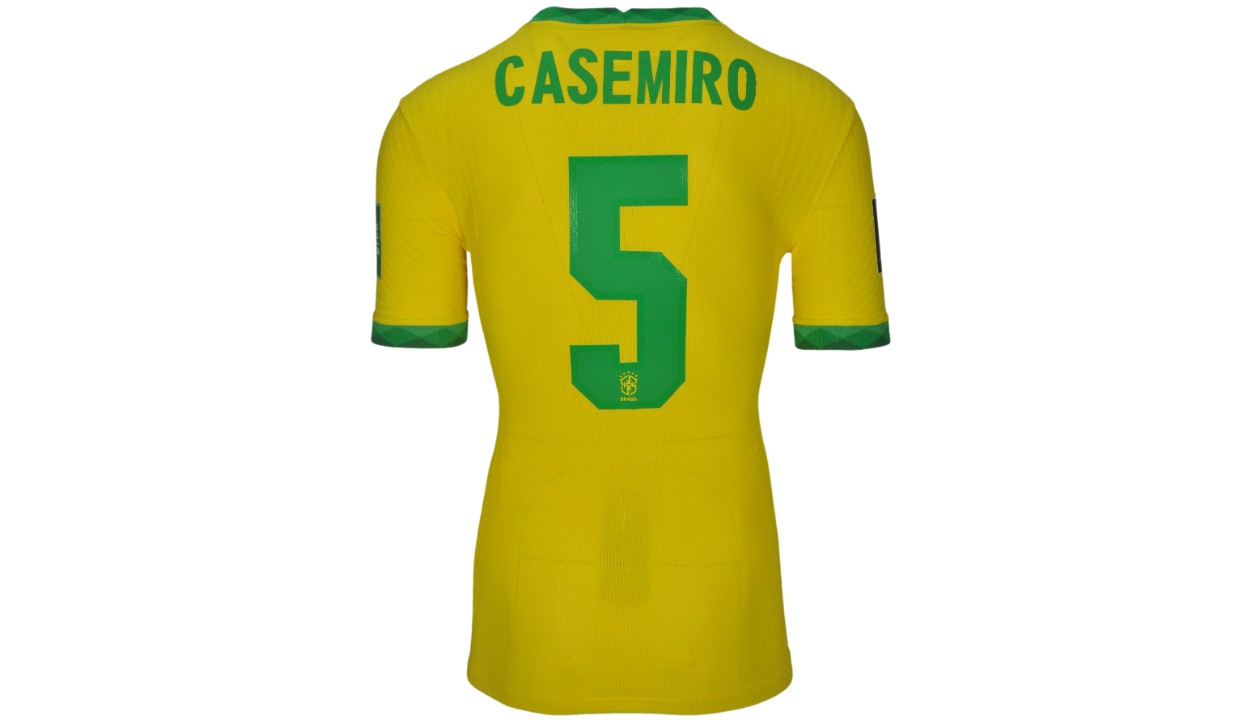 Alisson 's Brazil Match Shirt, World Cup Qualifiers 2022 - CharityStars