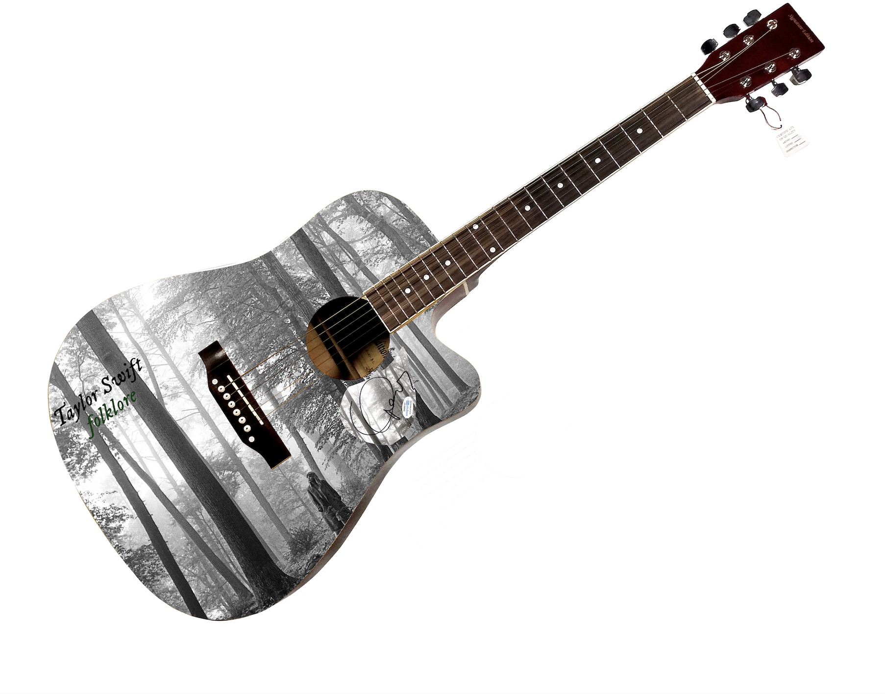 taylor swifts silver guitar