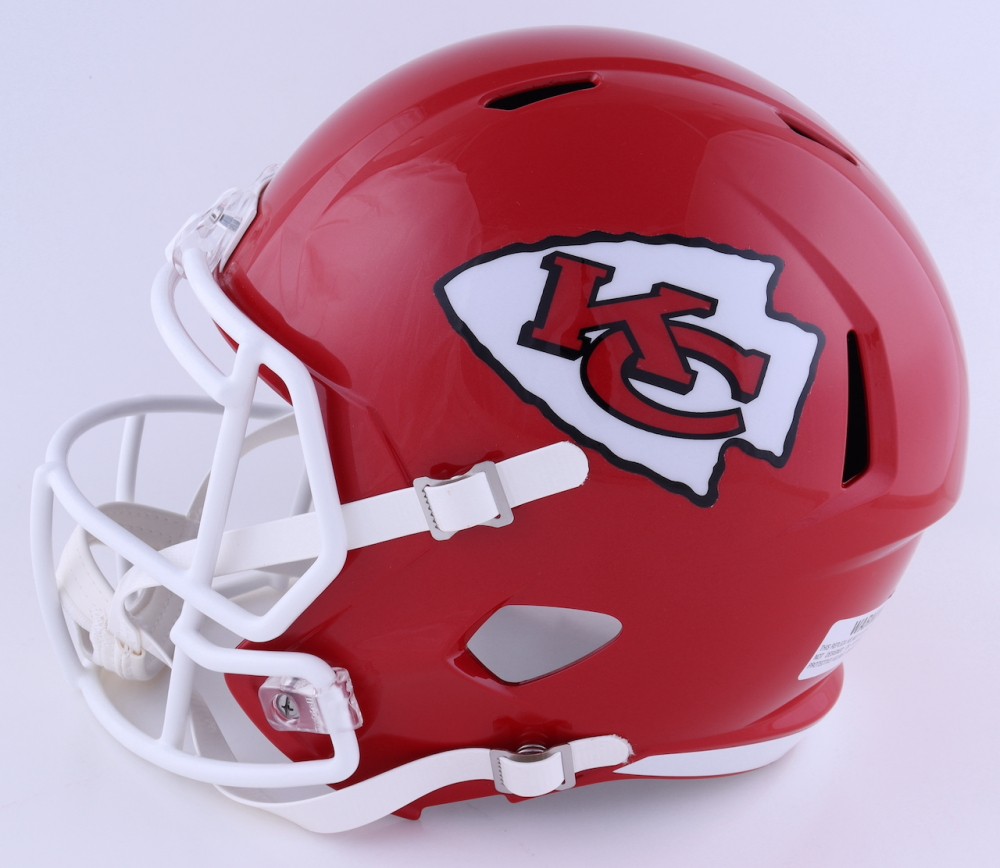 Sold at Auction: Patrick Mahomes signed Championship Helmet