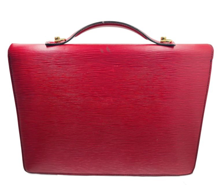 LOUIS VUITTON Red Epi Leather Sarvanga Crossbody Clutch Bag ref.438996 -  Joli Closet