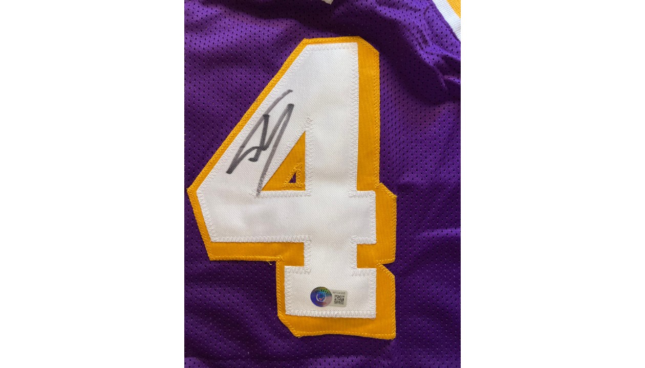 Shaquille O'Neal's Official LA Lakers Signed Jersey - CharityStars