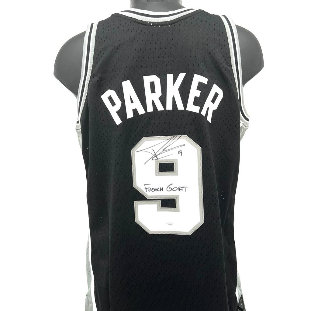 Parker's Official San Antonio Spurs Signed Jersey - CharityStars