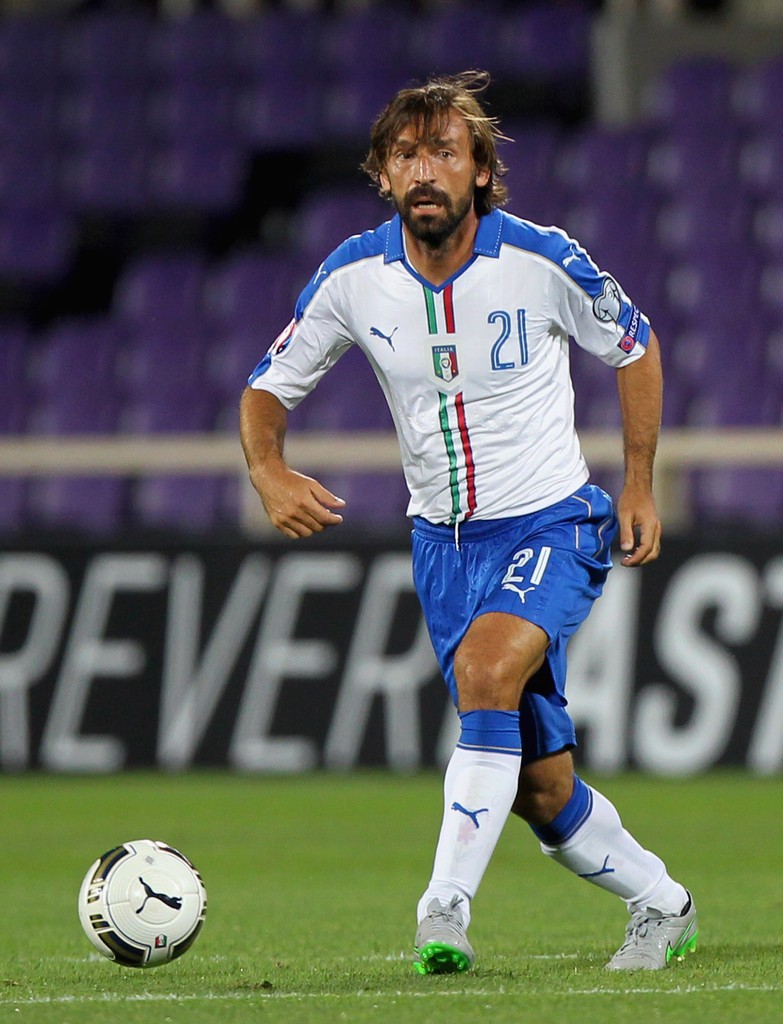 Pirlo's Italy Match Shirt, Euro 2016 Qualifiers - CharityStars