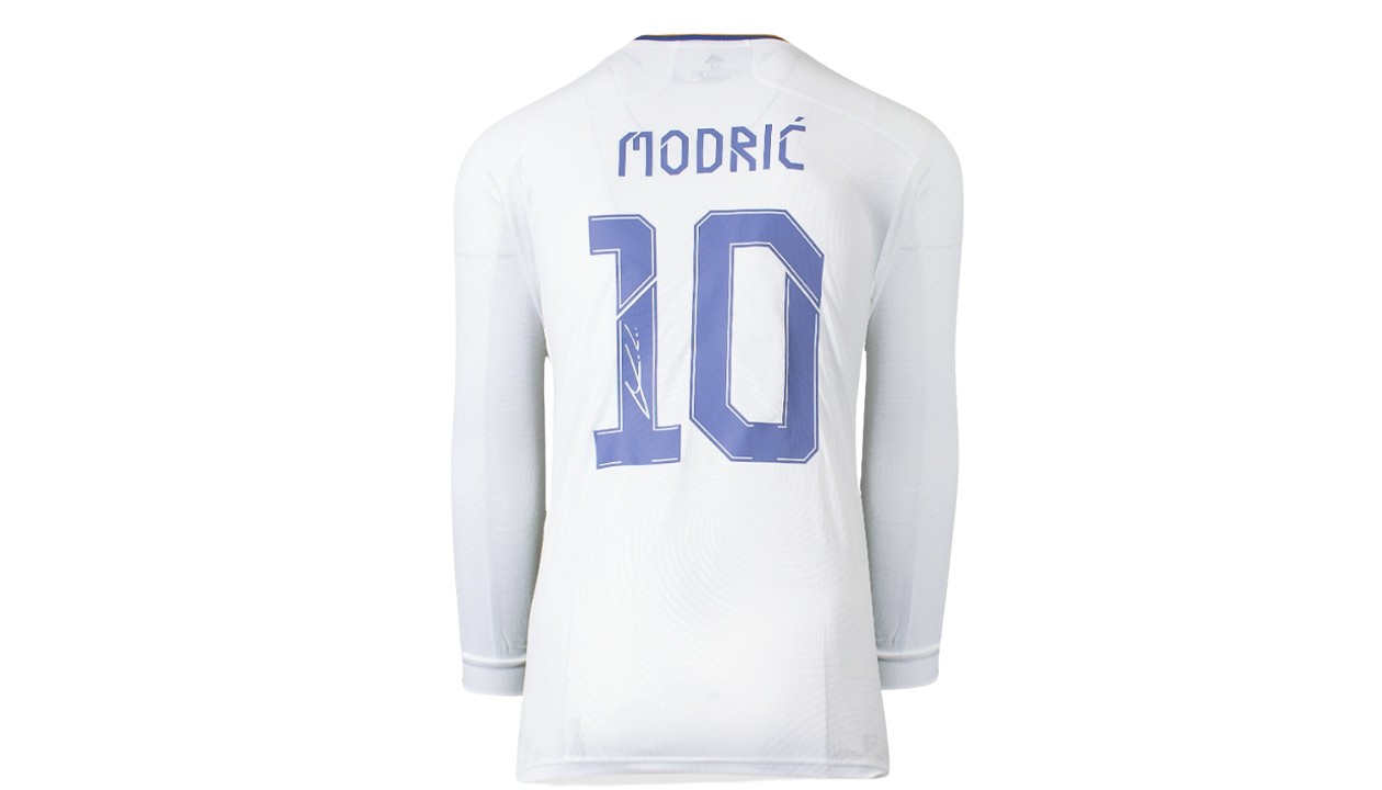 Modric's Real Madrid Match Shirt, UCL 2018/19 - CharityStars