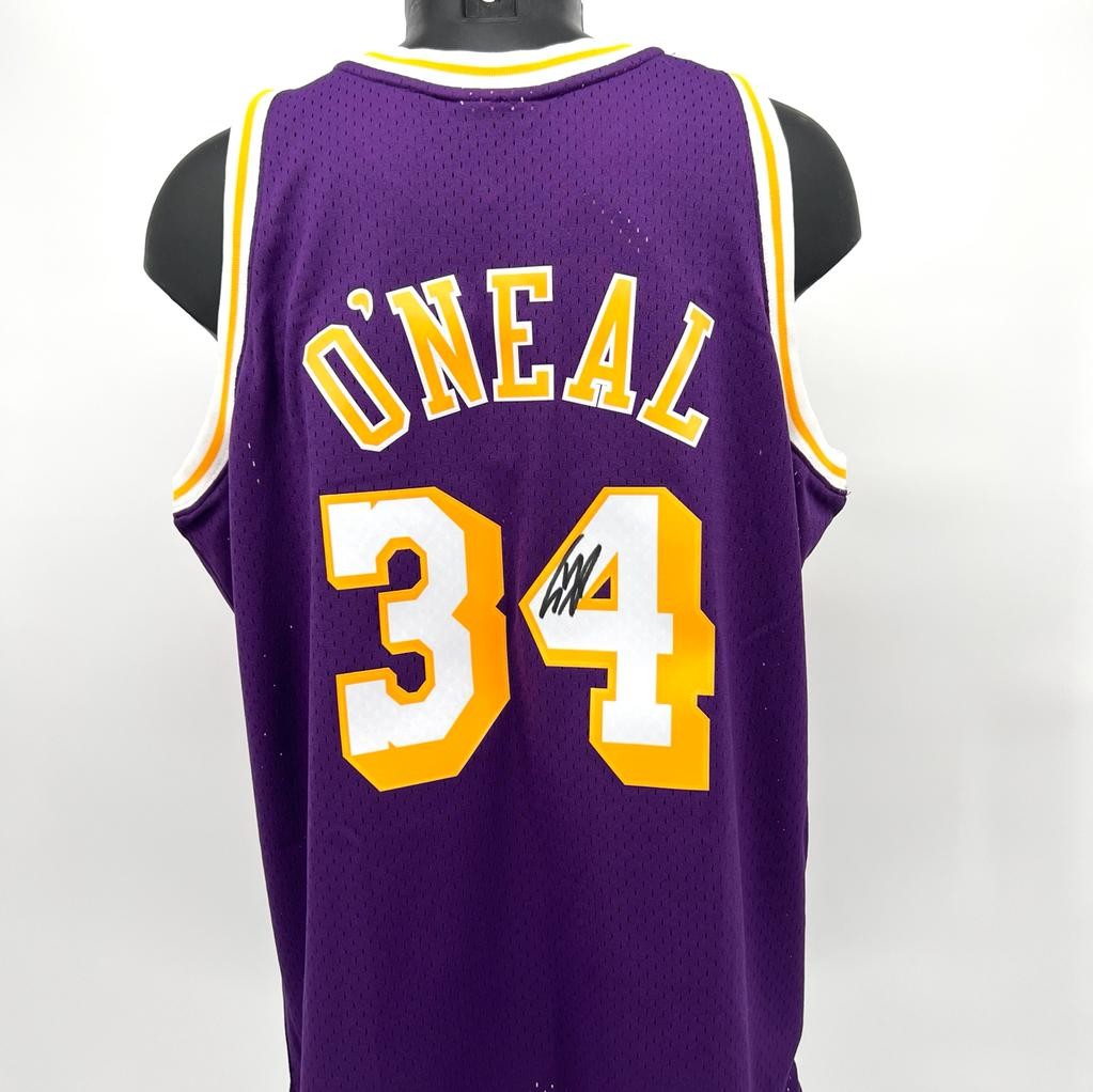 Shaquille O'Neal Signed Lakers MPLS 01-02 Mitchell & Ness Jersey BAS –  Sports Integrity