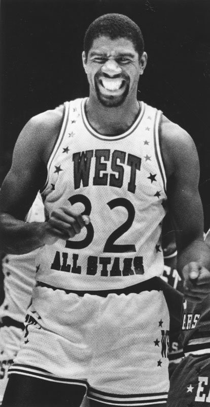 All-Star West Jersey - 32 Magic Johnson