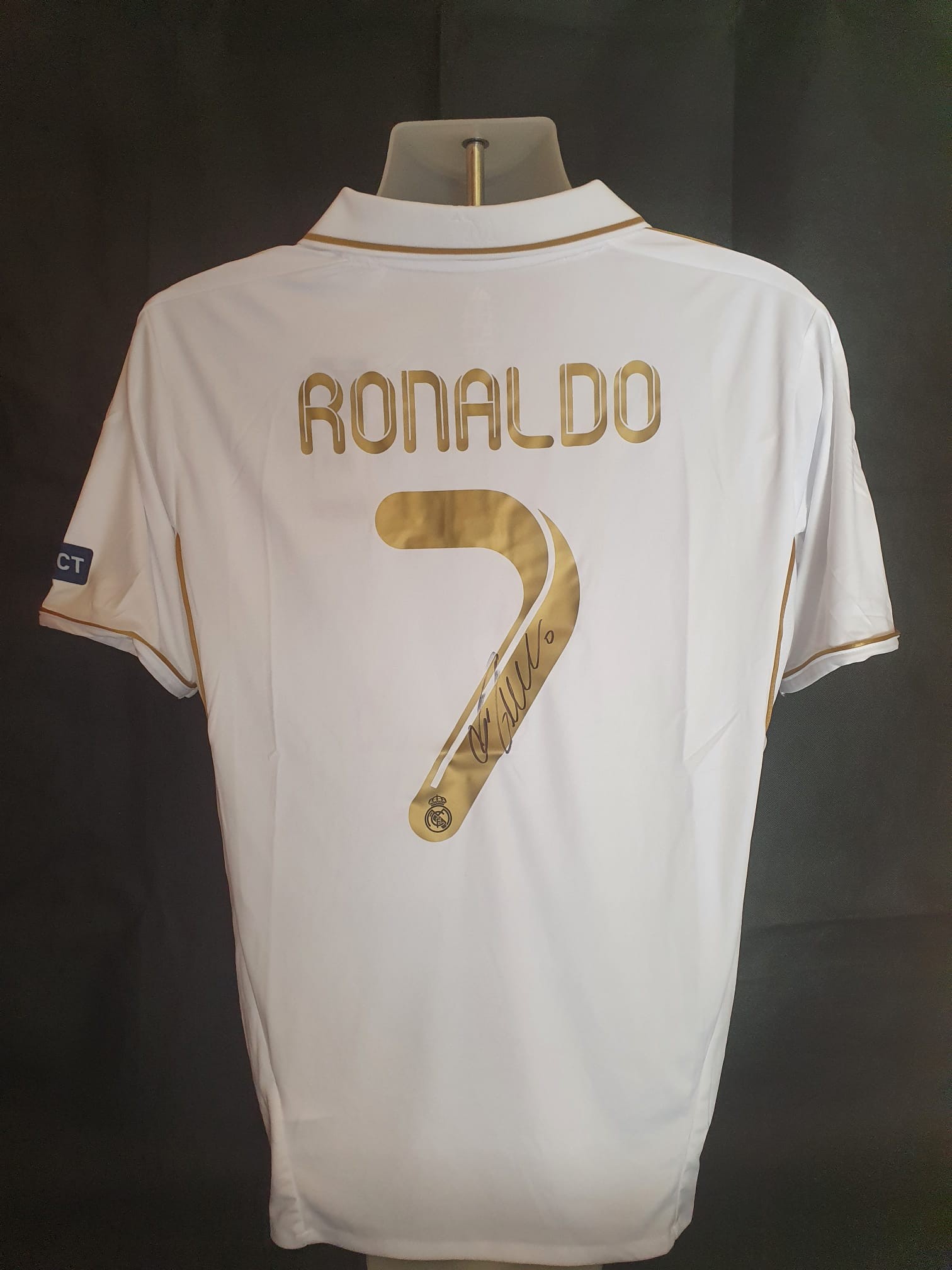 Cristiano Ronaldo 2011/2012 Real Madrid Retro Shirt Sticker for