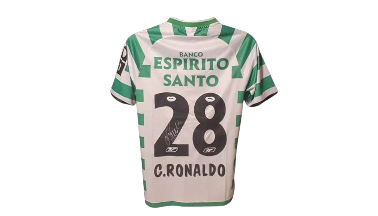 2002-03 Sporting Lisbon Cristiano ronaldo Jersey | Retro Collection - XL