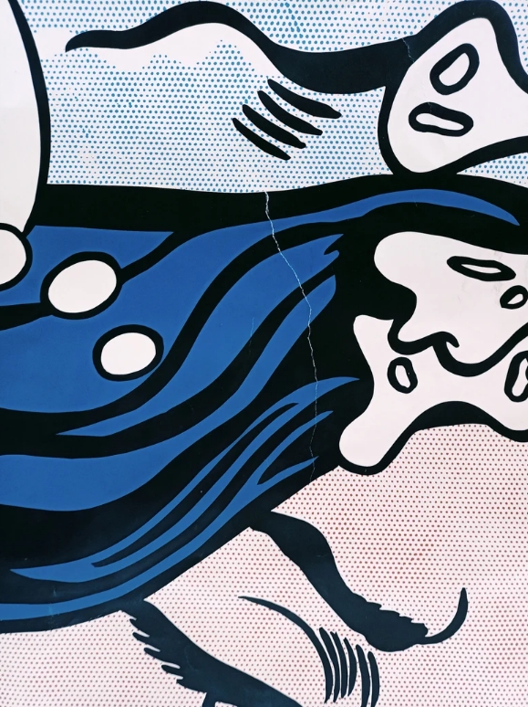 "Drowning Girl" 1989 Poster By Roy Lichtenstein - CharityStars