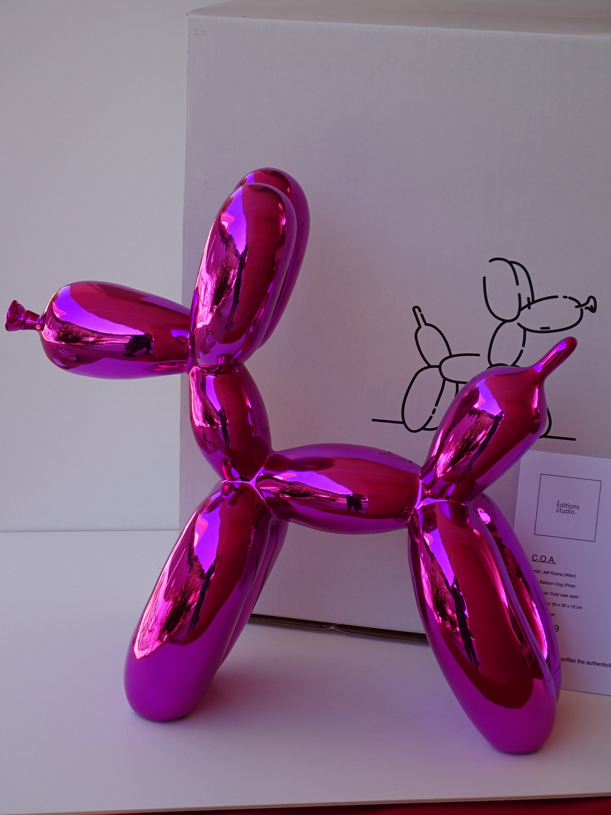 Edition Studio Jeff Koons Balloon dog - CharityStars