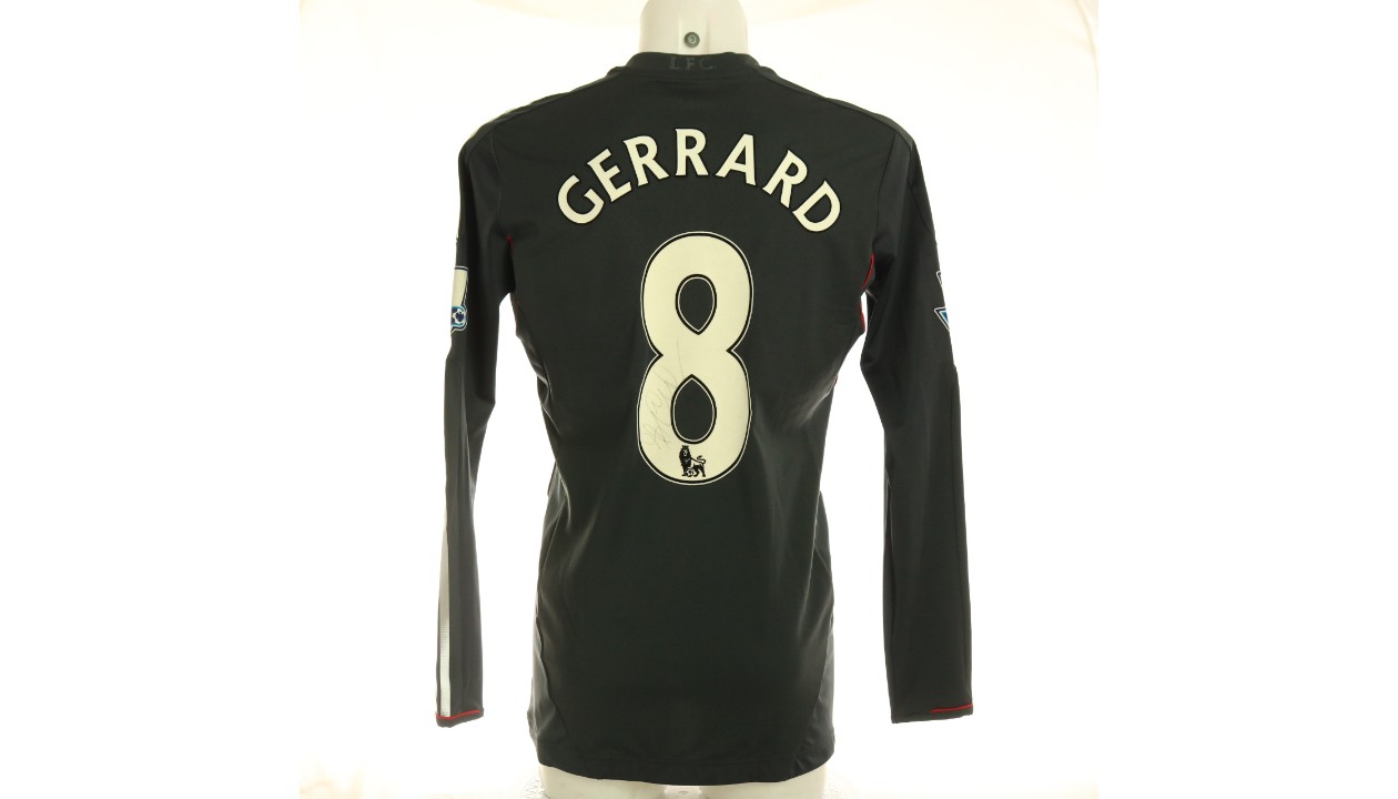 Gerrard's Liverpool Match Shirt, 2012/13 - CharityStars