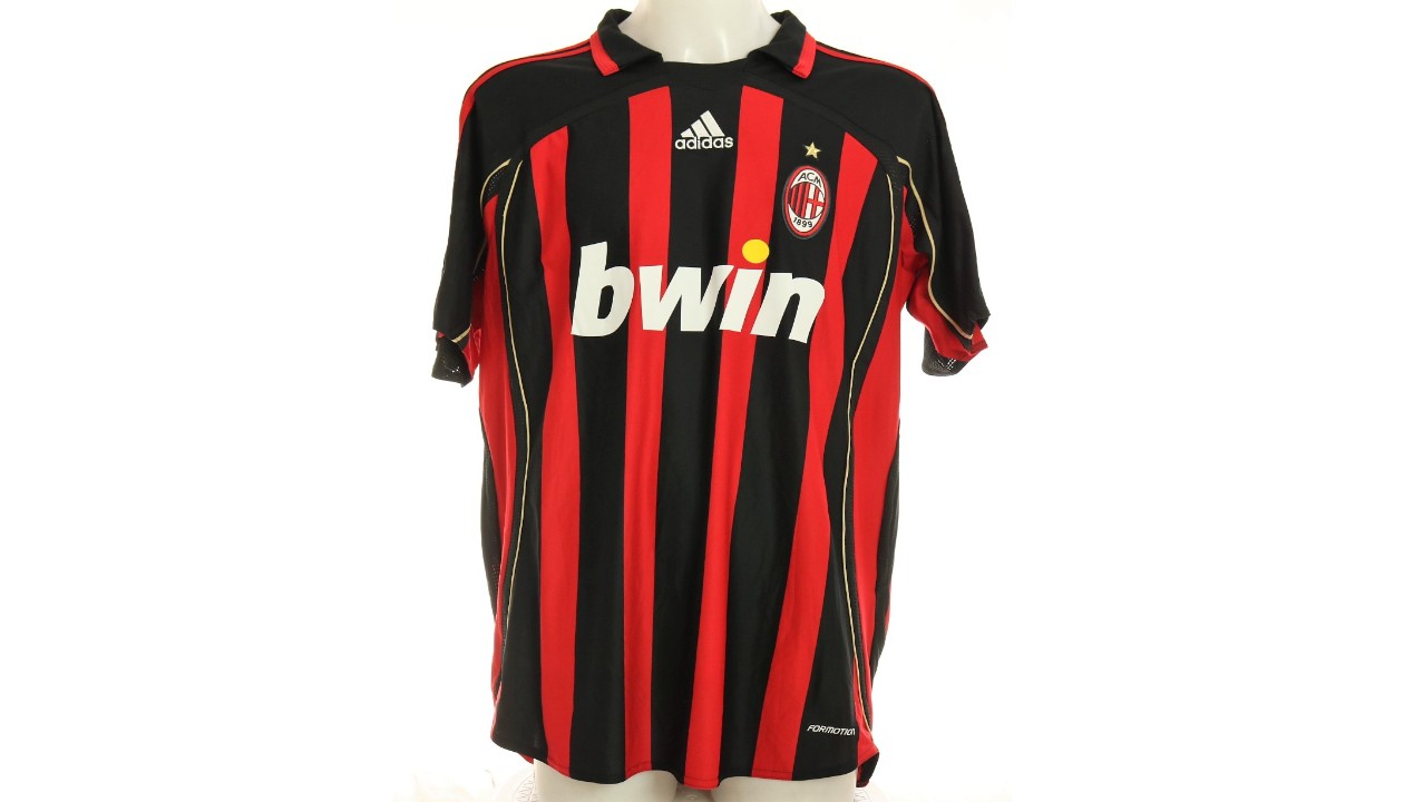Maldini, 2006-07 AC Milan Away CL Final LS Match Issue Un Worn Shirt Size  XL Set