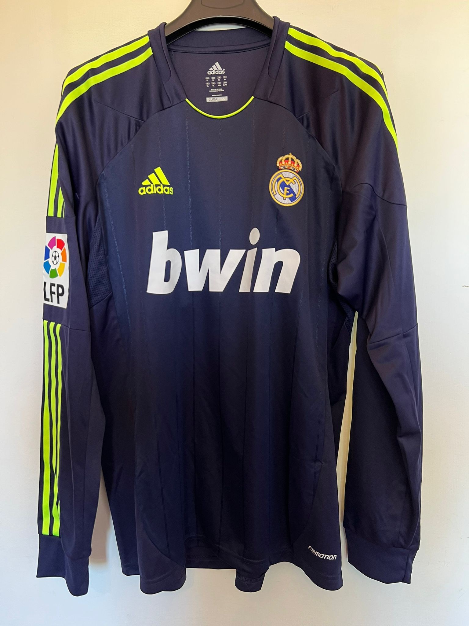 ADIDAS REAL MADRID LONG SLEEVE HOME JERSEY 2012/13 –